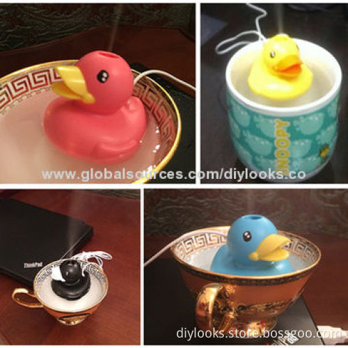 Lovely Duck Style USB Air Humidifier (Blue)